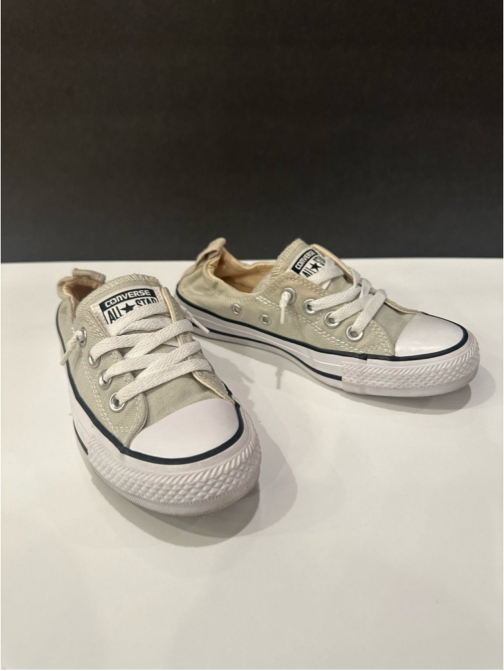 Converse Chuck Taylor All-Star Shoreline SlipOn Ivory Womens Sneakers size 5